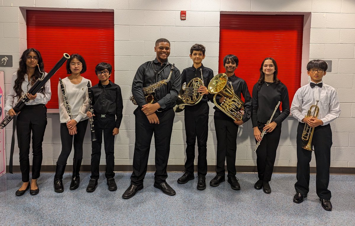 These are best kids! Making great music tonight at the 2023 WCPSS All-County Honor Band! #bandrocks