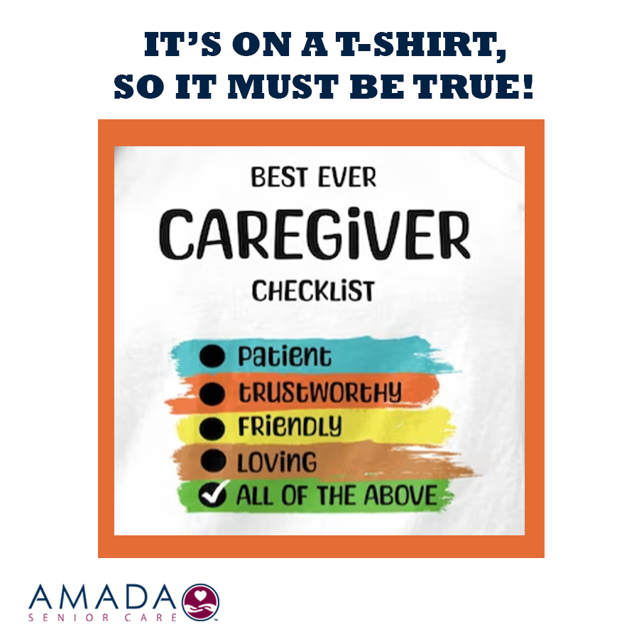 Don't have to check this list twice with Amada caregivers. They are all of the above and then some! #bestcaregivers #weareamada #lovewhatyoudo #enrichinglives