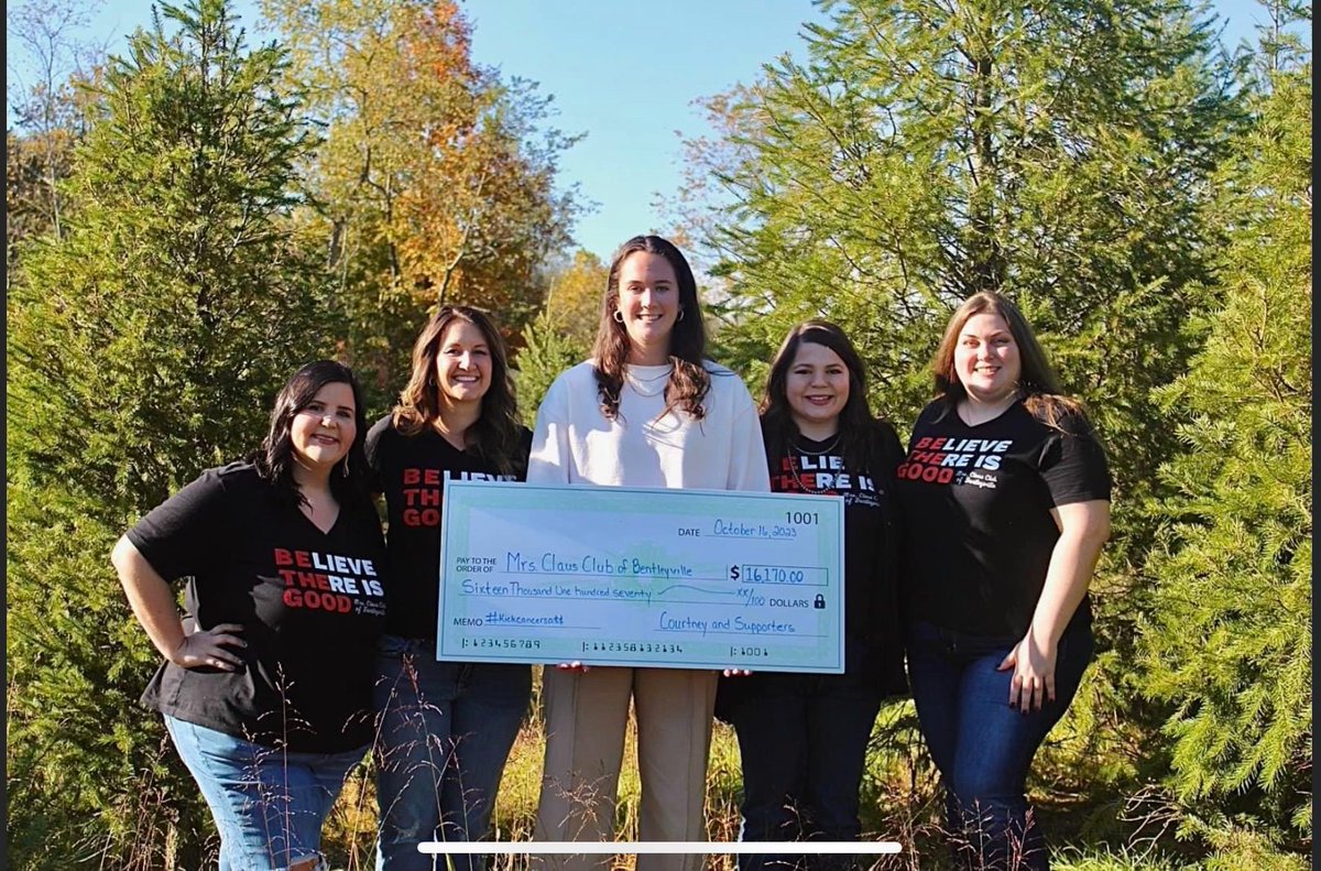 GoCamelsWBB's tweet photo. Our own Courtney Dahlquist was recognized by the Mrs. Claus Club of Bentleyville at their annual gala after she donated the proceeds of the sale of her 4H market rabbits!

Over $16,000 was raised for the Mrs. Claus Club which directly supports cancer patients and their families👏 https://t.co/FMGWLWHLuQ