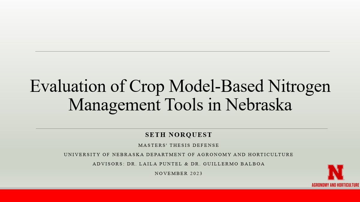 Guille Balboa (@guillebalboa) on Twitter photo Congrats Seth Norquest <a href="/senorq33/">seth norquest</a> on your Masters Defense: Evaluating Crop Models Nitrogen Management Tools in Nebraska @puntellab @UNLagrhort @Agtechlaura <a href="/GuilleBalboa/">Guille Balboa</a> #CIG Congrats Seth Norquest <a href="/senorq33/">seth norquest</a> on your Masters Defense: Evaluating Crop Models Nitrogen Management Tools in Nebraska @puntellab @UNLagrhort @Agtechlaura <a href="/GuilleBalboa/">Guille Balboa</a> #CIG