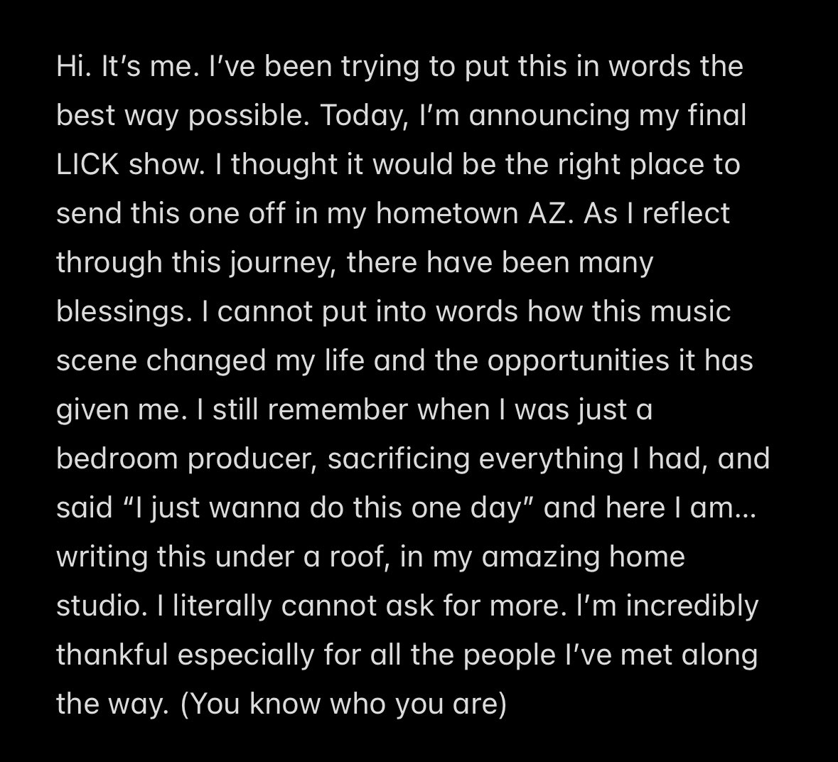 iamlickx's tweet photo. I love you guys 🥲. Goodbye for now ❤️ https://t.co/2DaJANK1be