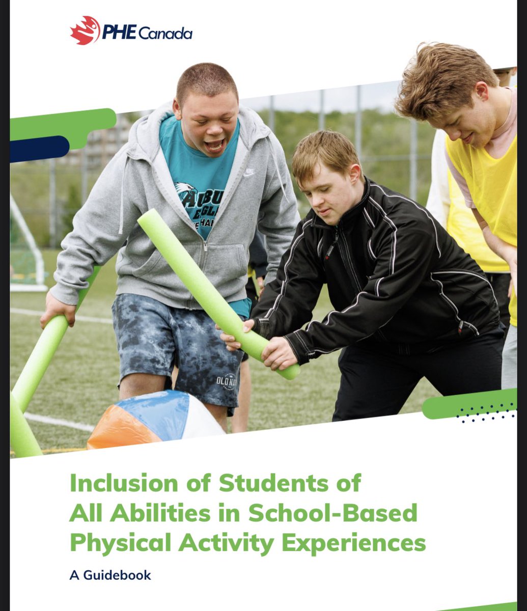 Dan Vigliatore (@physeddynasty) on Twitter photo #MeaningfulPE resource alert 🚨
<a href="/PHECanada/">PHE Canada | EPS Canada</a>’s new “Inclusion of Students of All Abilities in School-Based Physical Activity” resources is packed with insightful researched-based information that can help all #Physed Ts promote #inclusion & #StudentSuccess
phecanada.ca/activate/all-a… #MeaningfulPE resource alert 🚨
<a href="/PHECanada/">PHE Canada | EPS Canada</a>’s new “Inclusion of Students of All Abilities in School-Based Physical Activity” resources is packed with insightful researched-based information that can help all #Physed Ts promote #inclusion & #StudentSuccess
phecanada.ca/activate/all-a…