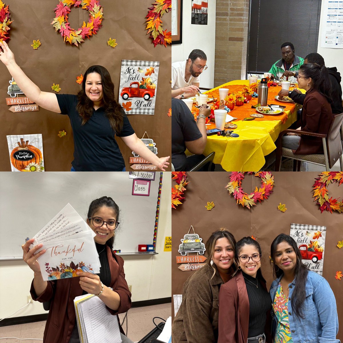 Very thankful for our amazing faculty and staff. Thanksgiving luncheon! 🤎 #grateful #Gratitude #blessed #gulfton