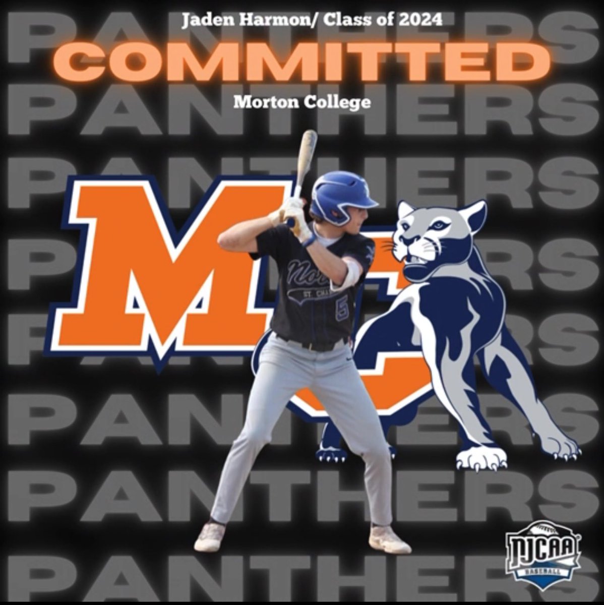 I’m excited to announce my commitment to further my academic and athletic career at Morton College. I would like to thank my family, friends and coaches that have helped me along the way. @MCPbaseball @CoachTG2 @CoachWik21 @PBRIllinois @canes_illinois @RodgerSouders