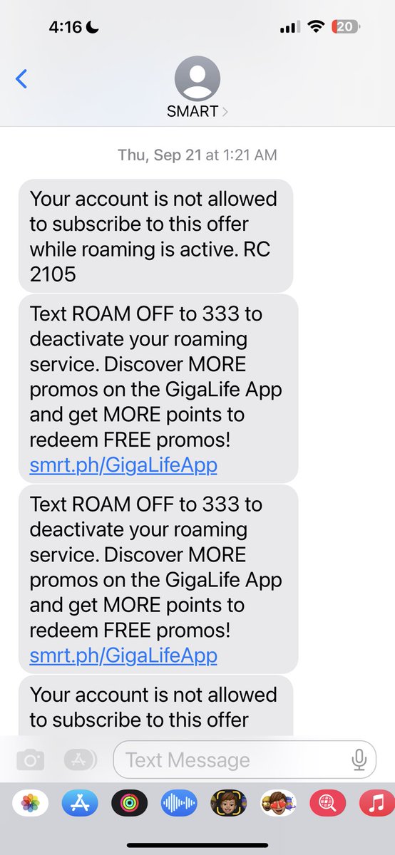TinWanders's tweet photo. @LiveSmart From Sep to Nov. Not abroad. Postpaid. 🙄 @livesmart: Log off/on to app. Reinstall app. Palitan po sim. Deactivate roaming. Barred ang roaming need to reactivate. Juskolord. No can help. https://t.co/SBfNcJqGyb