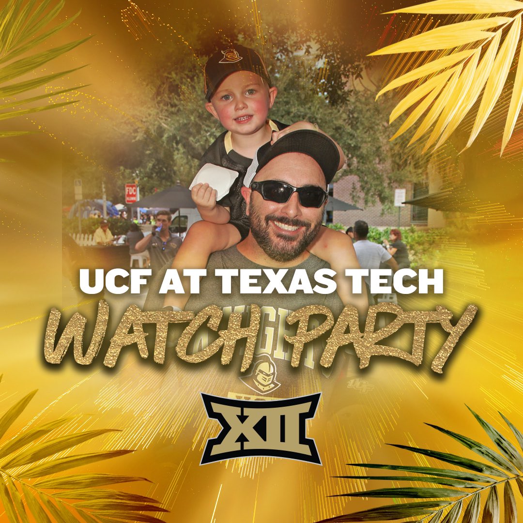 BrowardUCF's tweet photo. All roads lead to The Den FTL for tomorrow’s Watch Party. Kick off is at 5:00pm. We encourage all Knights to wear black and gold. 

Coming with a group? Reserve your table via Open Table. 

Comment #GOKNIGHTS if we’ll see you there ⚔️🏈 https://t.co/KJPAx6B0ZU