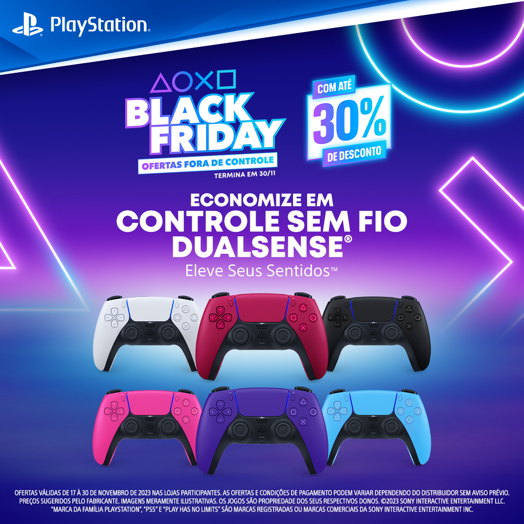 PlayStation Brasil on X: Foi aqui que pediram descontos imperdíveis?  Aproveite a promoção de Black Friday PlayStation e garanta seu console  PlayStation 5 com até R$ 800 de desconto.    /