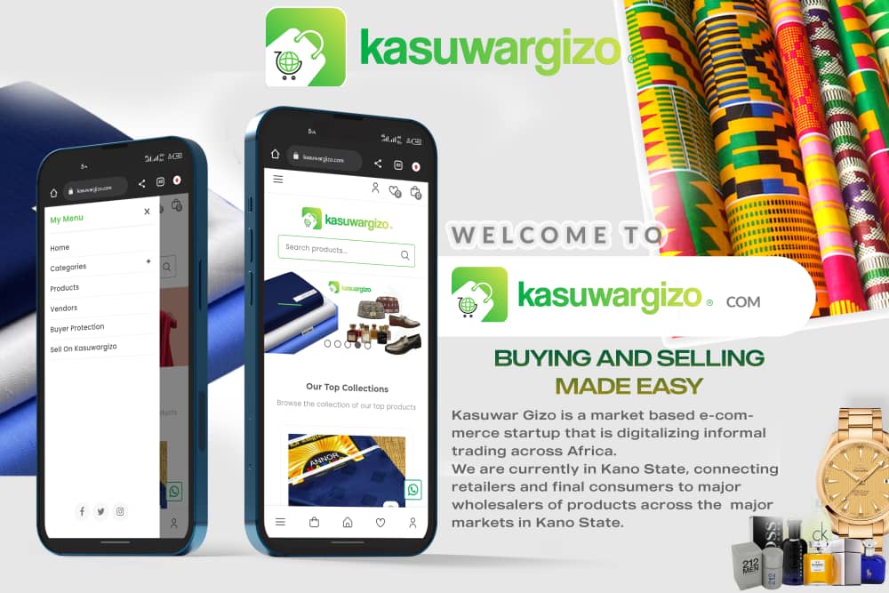 Some day I'll tell a story about how my team  &amp; I built this amazing e-commerce ecosystem with the vision to digitalize informal trading across Africa. Are we there yet? Not even close, would we get there? You bet📌.
We've launched in Kantin Kwari!
Visit kasuwargizo.com