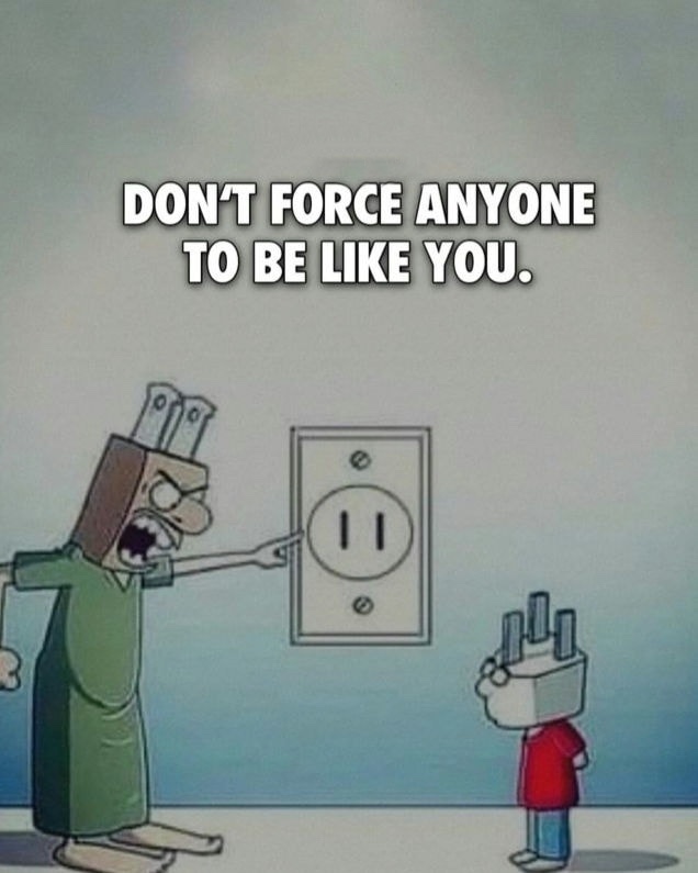 fedecops's tweet image. 🌟🚫 Don&apos;t force anyone to be like you. Embrace diversity and respect individuality.

💖✨ We are all unique, and that&apos;s what makes the world beautiful.

#RespectDifferences #CelebrateIndividuality 😊🌈🌟