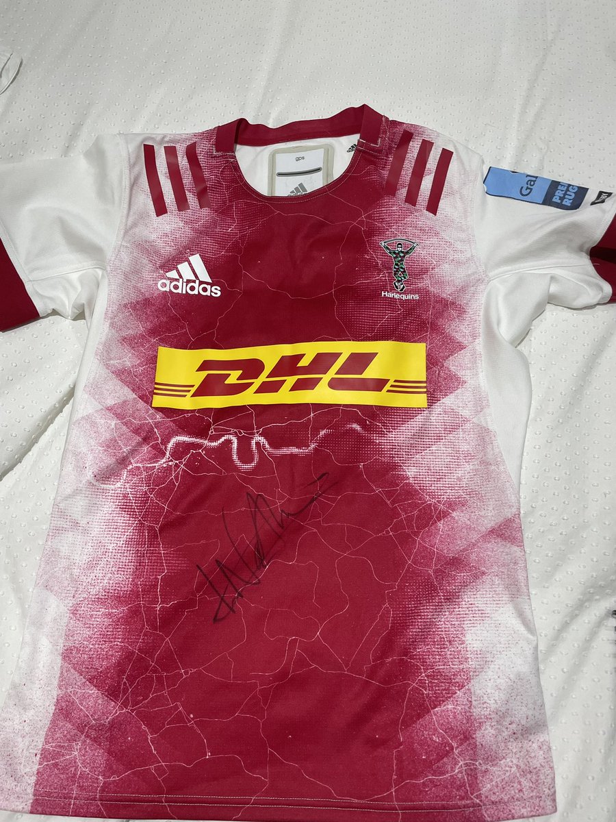 Lot 16 – Luke Northmore’s playing shirt from the Premiership Season 21/22 signed by the man himself. Bids are to be sent to the following sebsfoundation@gmail.com Ensure you tell us what LOT you are bidding for See the Seb Foundationrecent posts for details! #COYQ