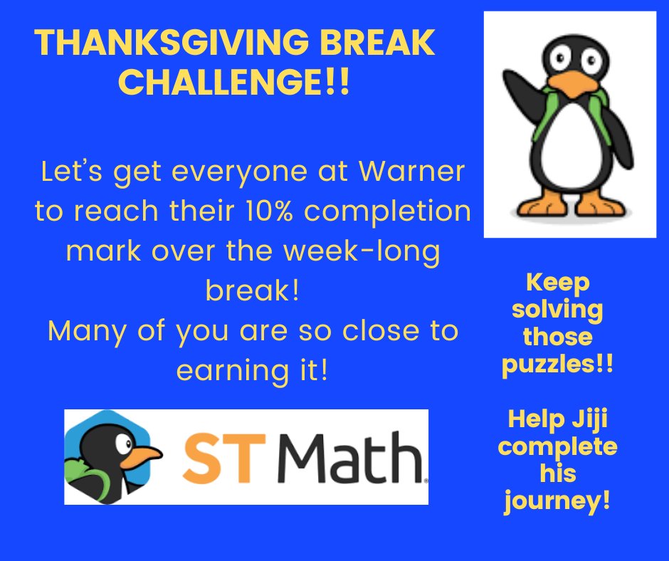 Thanksgiving Break Challenge!