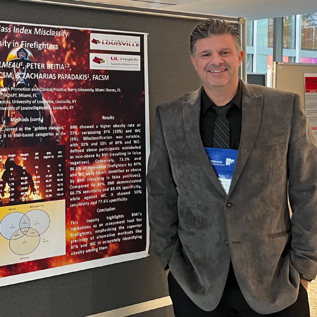 barryuhealth's tweet photo. Celebrating success at the NYC ACSM event! 🌟 Samuel Vilmeau &amp; Vinicius Ribeiro clinched 2nd place for their groundbreaking research in rowing &amp; firefighting. Huge applause to both Sport &amp; Exercise Science students!

Uncover more in our latest blog post: https://t.co/7eOwlcH5ci https://t.co/kfHKJ3cDoa