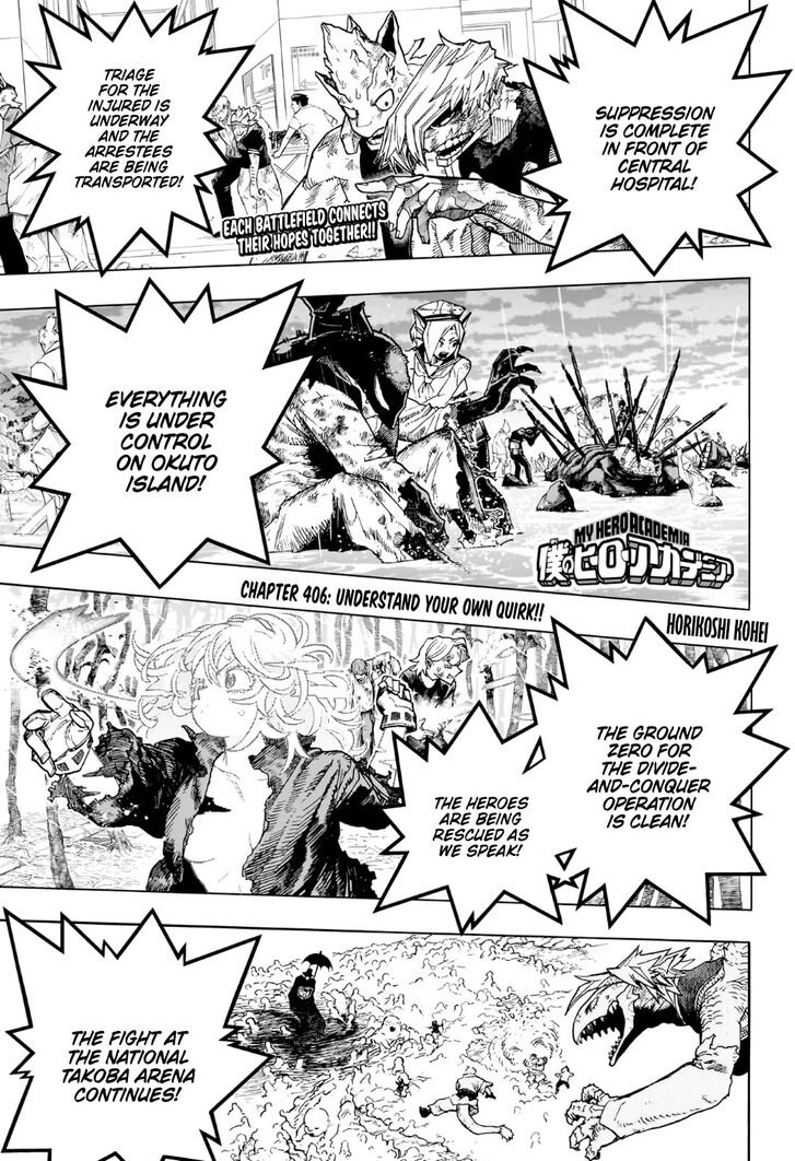 My Hero Academia, Chapter 405 - My Hero Academia Manga Online