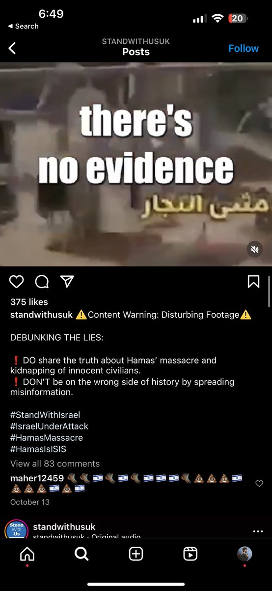 Propaganda & co (@propandco) on Twitter photo ππ§π¬πππ π«ππ¦ π’π¬ π‘π¨π©ππ₯ππ¬π¬
Stand With Us, a Zionist organization, produced a video attempting to debunk our original viral video titled '3 lies being told about Palestine.'
In response, we created a video featuring footage from the Stand With Us video we were ππ§π¬πππ π«ππ¦ π’π¬ π‘π¨π©ππ₯ππ¬π¬
Stand With Us, a Zionist organization, produced a video attempting to debunk our original viral video titled '3 lies being told about Palestine.'
In response, we created a video featuring footage from the Stand With Us video we were
