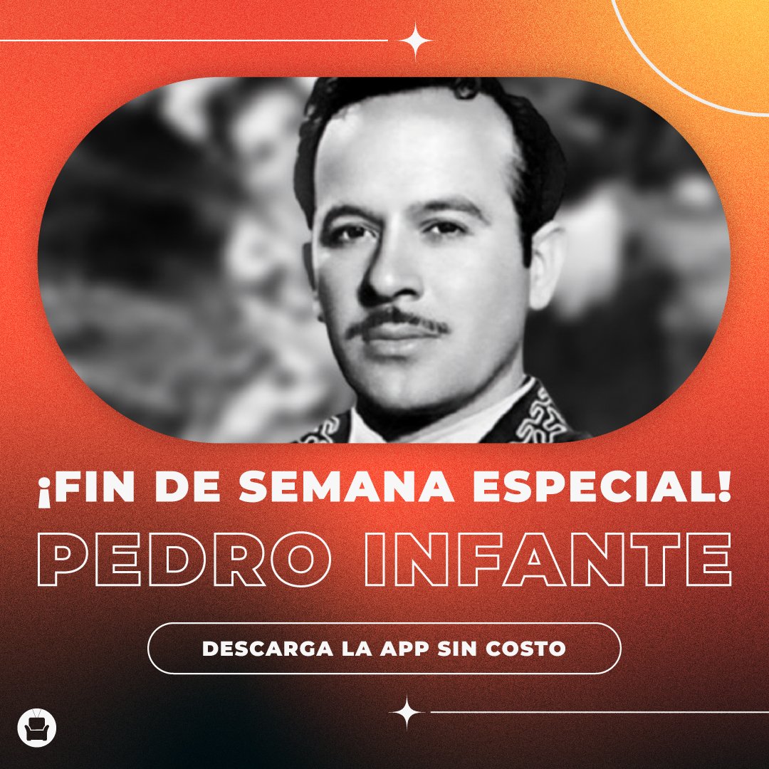 remezclamas's tweet photo. ¡Este gran fin de semana celebramos a un grande! ¡Festejemos a #PedroInfante con un gran especial de sus películas! Disfrútalas gratis en #ButacaTV:
https://t.co/TIbStPmDzQ https://t.co/4wonQe6oxu