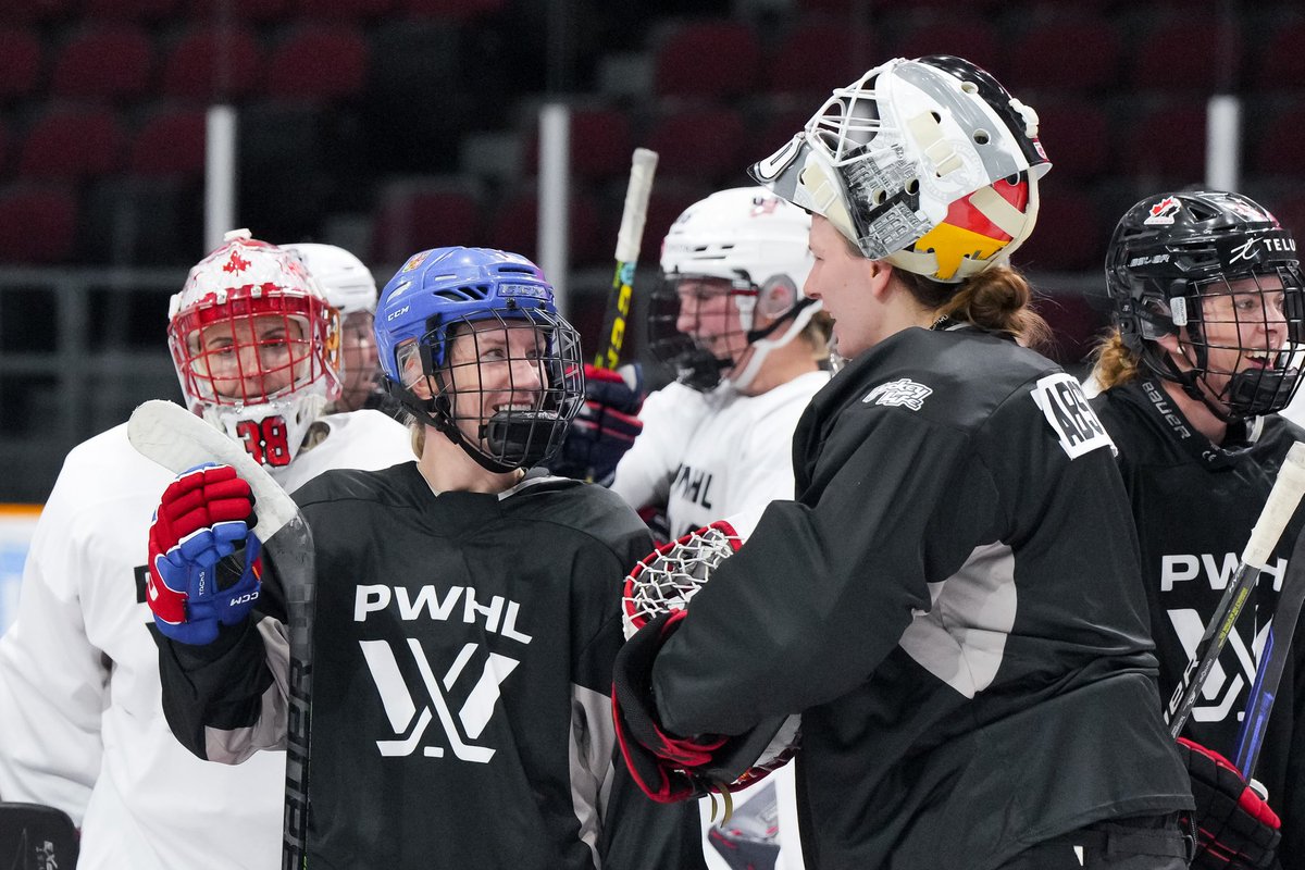 thepwhlofficial's tweet photo. 📍 Where we love to be.

Teams saw ice time together for the first time today 🤩⤵️ https://t.co/dxJB7lOaok