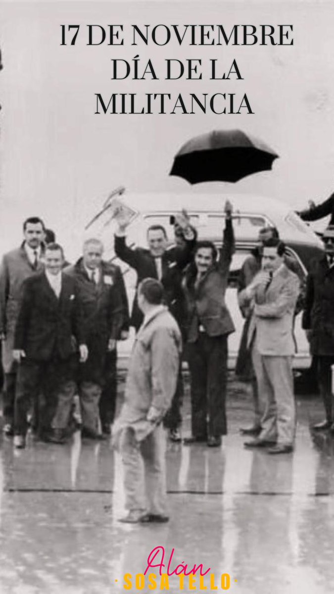 Hoy celebramos el Día de la Militancia Peronista, sigamos defendiendo los ideales que nos inspiran a construir un país más justo y solidario.

#MilitanciaPeronista #Argentina 🇦🇷✊
#Diadelmilitante