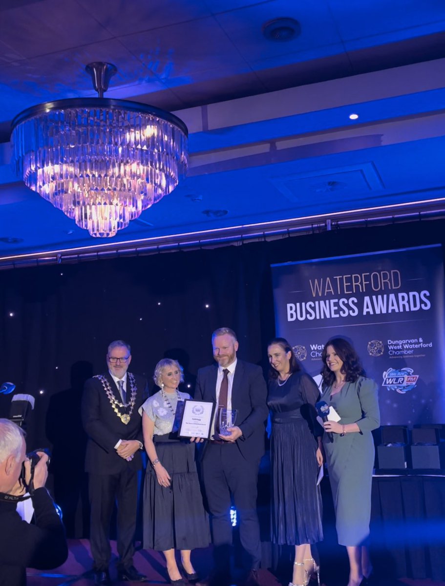 JennyFlynn15's tweet photo. On behalf of the entire team we are so honoured to be awarded the Taste  of Waterford at the @waterfordcc business awards! #WBA23 
#Faithlegg #Waterford #SupportLocal https://t.co/CdkJgSYCRu