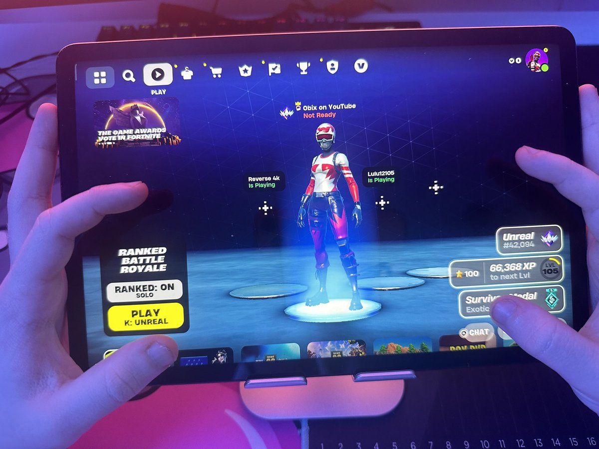 obixfn's tweet photo. First mobile player to hit unreal? https://t.co/SIHTOF2C8C