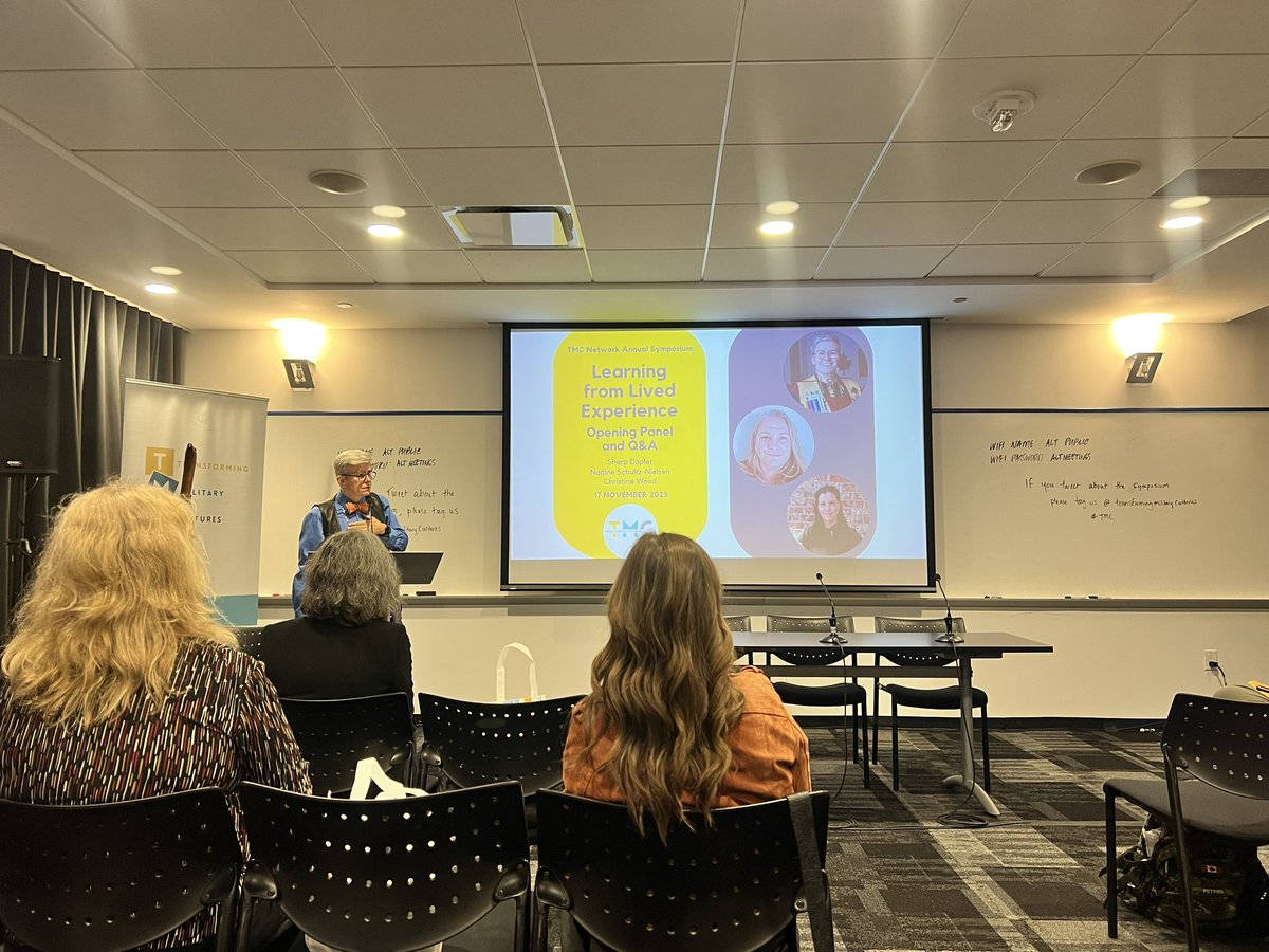 sandrabisk's tweet photo. Happy to join @TMCultures at the second annual symposium in Ottawa on alternatives for military culture #TMC https://t.co/BRWr7810ek