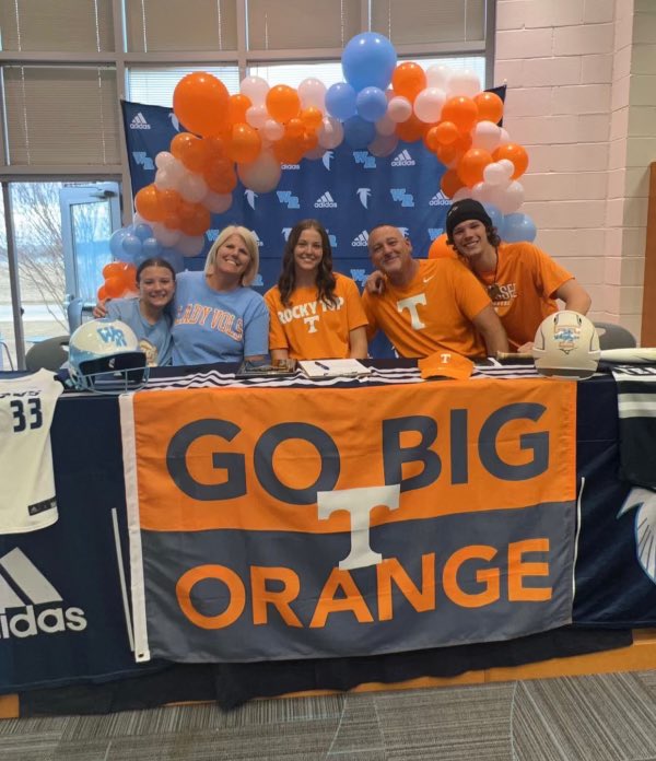 wrhssoftball's tweet photo. Well….. it’s finally official (in our eyes!😉)  Emma had her signing party!! (In case you haven’t heard 😜) WE ARE SO PROUD!!! She has been an awesome rep for West Rowan HS &amp; WR Softball!!! Her family is awesome(except her uncle) &amp; she is a CLASS act!!!!! Love you Em! https://t.co/QT0MmAOniz