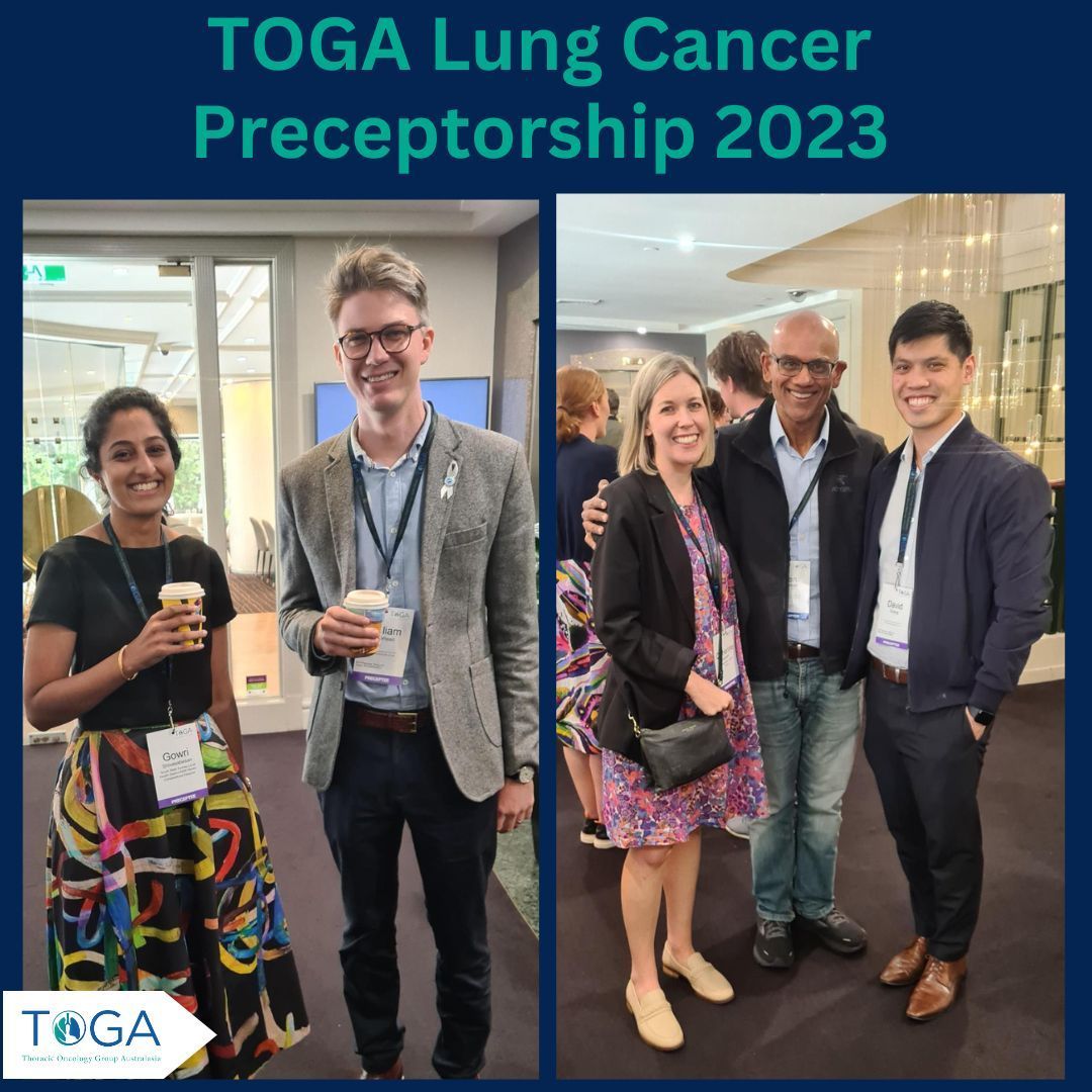 TOGAANZ's tweet photo. Some more of our @TOGAANZ preceptorship attendees
We incl. many networking opportunities during this event. Great time to ask questions about career progression or nuances of lung cancer management or just get to know colleagues &amp; senior lung cancer clinicians better
#TOGAPSHIP23 https://t.co/UPRZKsOgMM