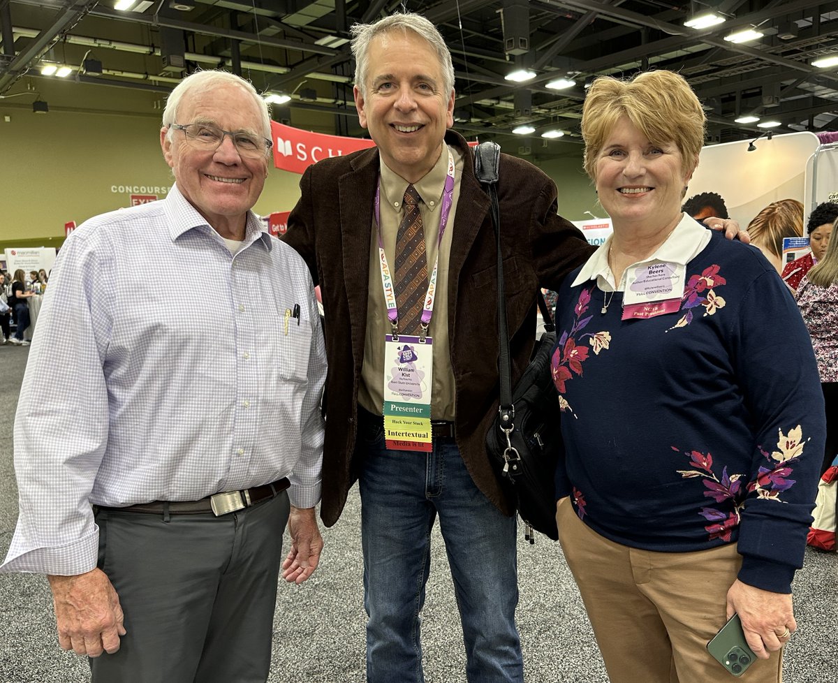 williamkist's tweet photo. Always great seeing the amazing @KyleneBeers and @BobProbst @ncte! #NCTE23 https://t.co/LNLCQ2jIHR