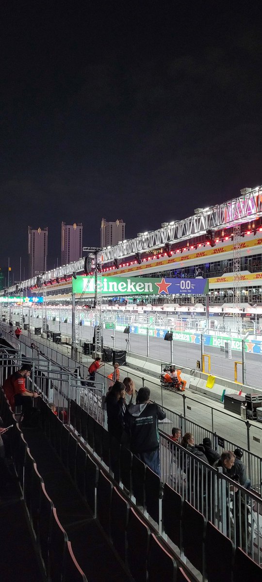 JohnLeaver's tweet photo. Positive head on today. Come on @F1 and give us a #Vegas show to remember (for the right reasons)! 🏎️💨💨 Looking forward to FP3 and Quali tonight
#LasVegasGP #F1 https://t.co/XtBzS9RaOu