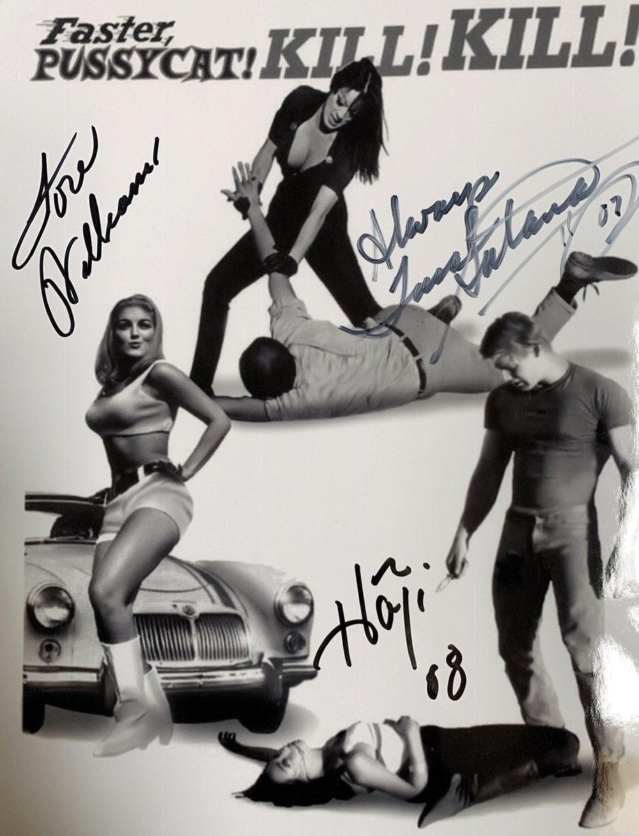 theturasatana's tweet photo. Signed prints from Tura’s personal stash… perfect for a holiday surprise! PM for details/prices. Triple and single signatures. #turasatana #happyholidays #varla #fasterpussycatkillkill #fpkk #russmeyer #russmeyergirls #johnwaters #turamovie #BlackFriday #AsianAmerican https://t.co/gBy0LmuGre