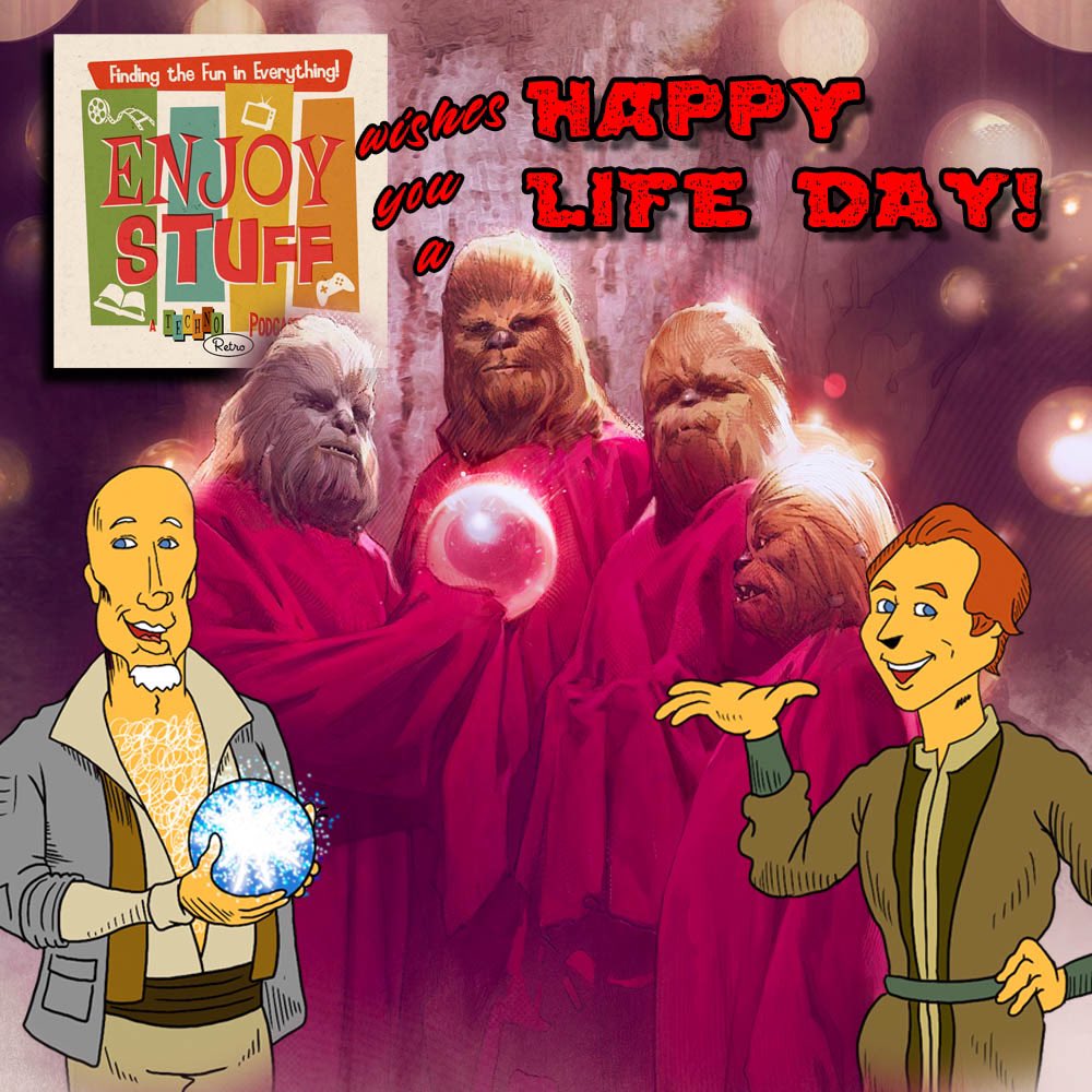 Celebrate a day of peace on this #LifeDay with Jovial Jay Nad JediShua on Enjoy Stuff: A TechnoRetro Podcast 
#StarWars #StarWarsHolidaySpecial 

podcasts.apple.com/us/podcast/enj…