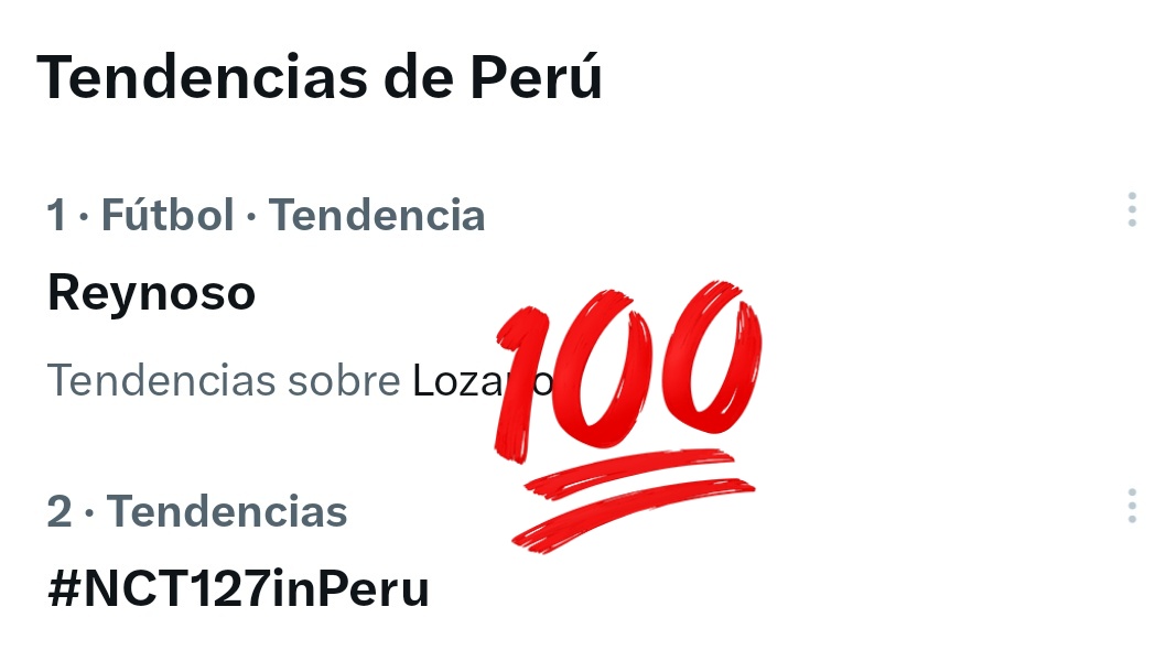 littlewav3's tweet photo. Tan rápido ya somos tendencia #2 en Perú 😂 (???) #NEOCITY_THE_UNITY_LIMA #NCT127_NEOCITY_THE_UNITY_in_LIMA #NCT127inPeru 
@masterliveperu @Artes_Peru @livenationperu @WorkShowsPeru @MoveConcertsPE https://t.co/HjIDuv3k6l