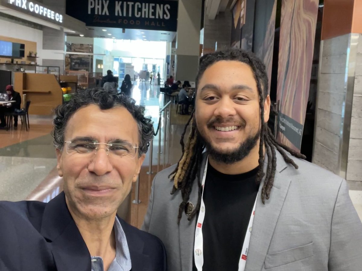 Quincyn P, Jan I, Kevin, John G, Yaren: just some of the past summer trainees we ran into at #ABRCMS2023. We are proud of their achievements at @MDAndersonnews E&amp;T <a href="/DianeBodurka/">Diane Bodurka</a> <a href="/ELTravisPhD/">Elizabeth Travis,PhD</a>
