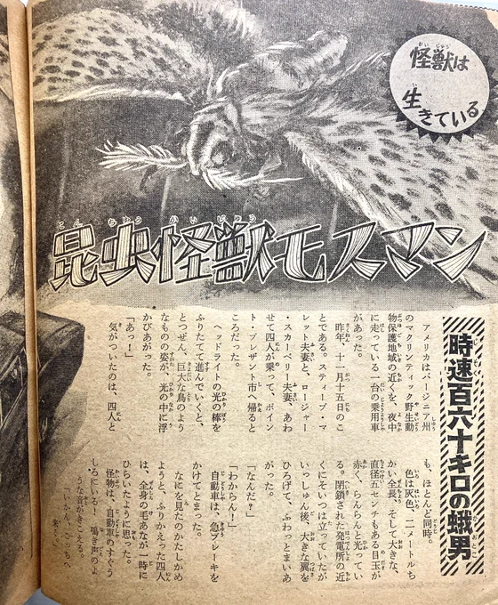 ほとんどモスラなモスマン。昆虫怪獣。