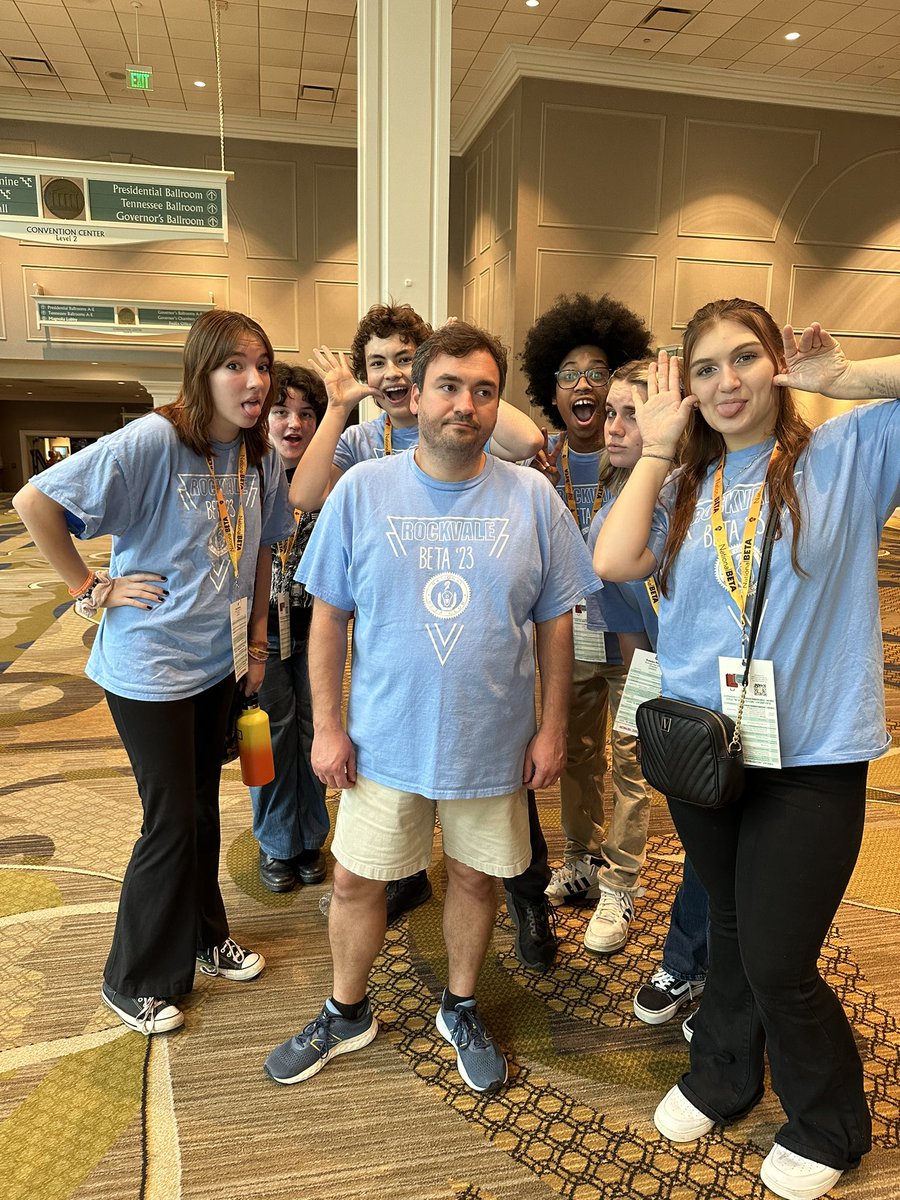 AmberMEmery's tweet photo. More shenanigans at BetaCon! @RockvaleHigh_TN @nationalbeta #betacon24 https://t.co/gEh4IVuUmK