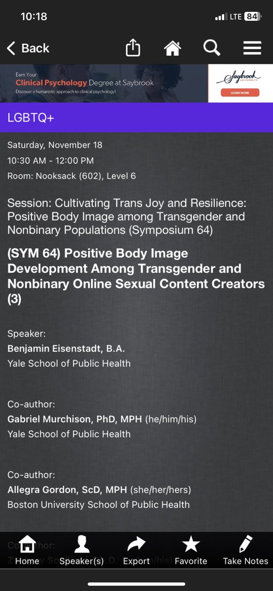 I have the privilege of presenting on this amazing study with @DrZSoulliard tomorrow morning at #ABCT2023! Feel free to swing by or DM me for more info! 🏳️‍⚧️☺️