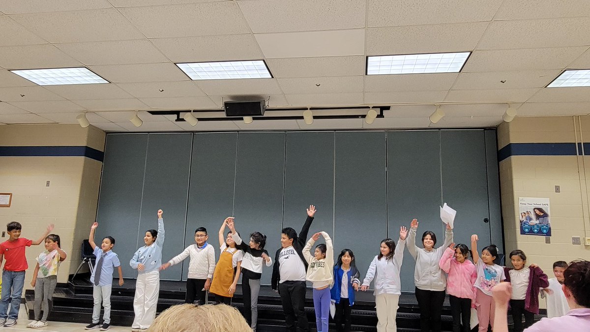 These students' hard work paid off! They put on a great performance for our community this week! Way to go, actors! <a href="/centreridgees/">Centre Ridge Rams</a> #CRESculture