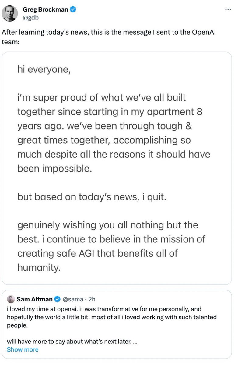 Former Chairman &amp; Co-founder of OpenAI just said this…

Grok is pretty scary huh?