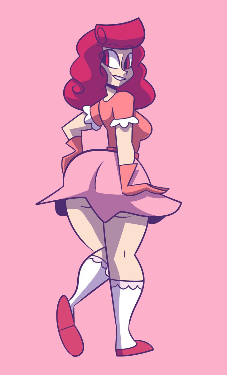 FartChef's tweet photo. @makingmebatty A character that you’ve so graciously brought to life, my OC Haley Whitaker! She’s a bubbly, kind and somewhat air-headed chef that loves nothing more than to stuff her face with all the foods that make her incredibly gassy~ https://t.co/oJFBAi9uI7