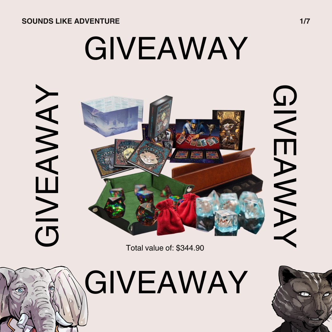 soundslike_pod's tweet photo. @ThoughtPunks We’re a brand new Australian actual play podcast! Our runtimes are really short (less than 30 minutes) so I hope you’ll give us a listen 🙏🙏🙏 we’re also giving away nearly $350 worth of awesome dnd goodies! https://t.co/Tqz4euLN9d