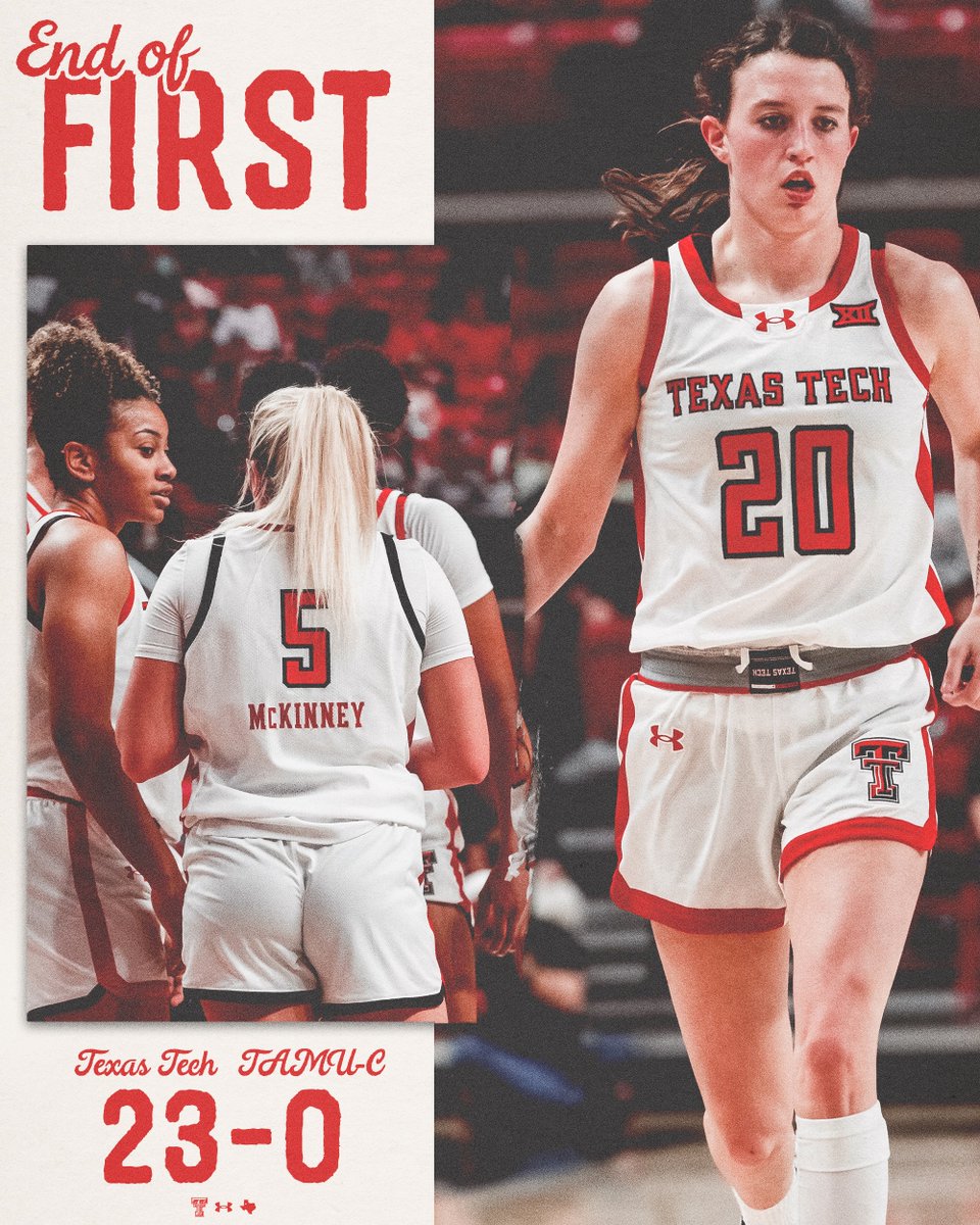 Your Lady Raiders tie the Big 12 record for fewest points allowed in a quarter!

#WreckEm | #FOTM