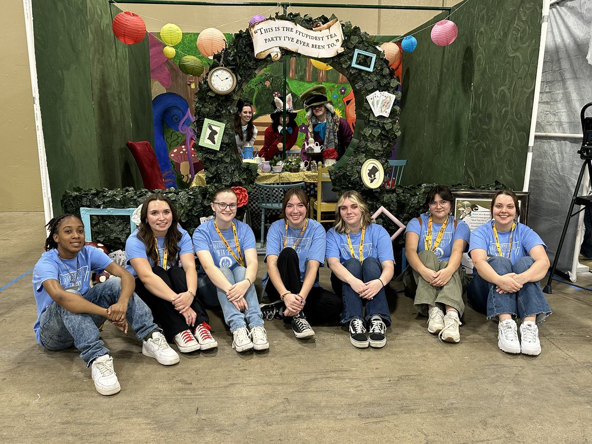 beta_rockvale's tweet photo. We are so proud of our Living Literature entry: Alice in Wonderland! @RockvaleHigh_TN @nationalbeta #betacon24 https://t.co/Moq89HhJR3