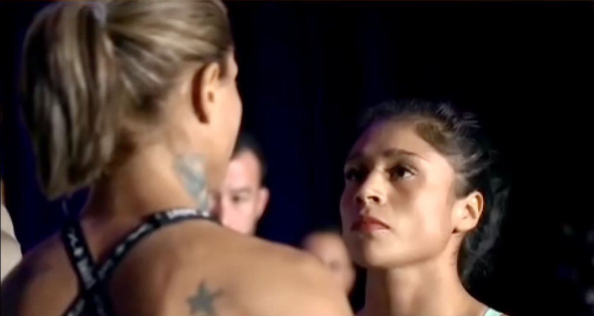 BoxingMBeauty's tweet photo. @Mayerlinbox 121.8 ready to defend her WBA Super Bantam strap against @ErikaCruzHerna5 122 tomorrow DAZN 🇻🇪vs🇲🇽 https://t.co/Q4JpY5i9Ez