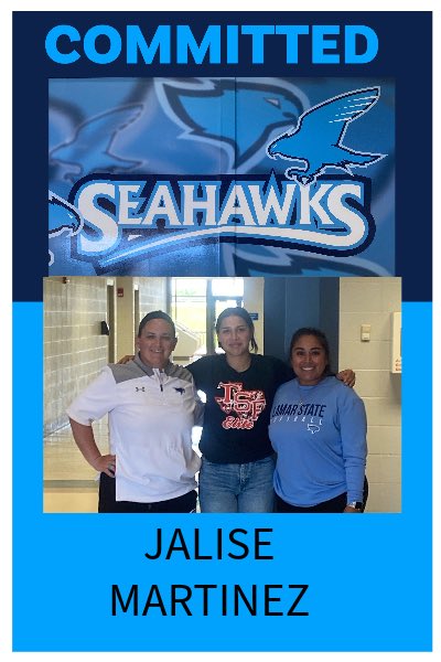 TSFHashaw's tweet photo. Congratulations Jalise Martinez on your commitment to further your education and softball career at Lamar State College. More pics to come tomorrow! https://t.co/K3eiozC2On