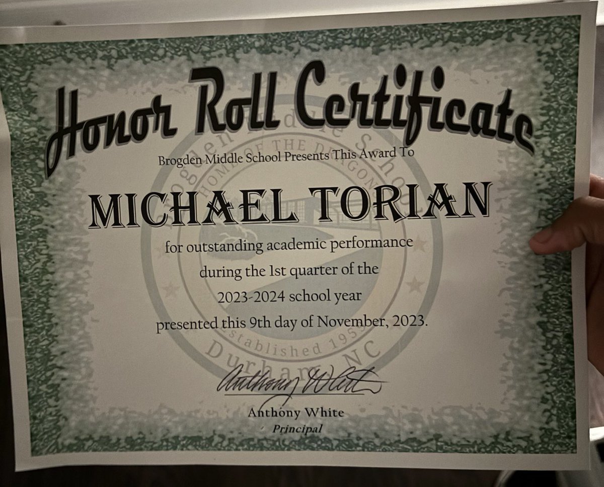 TMLAcademy's tweet photo. Join us in congratulating Cadet Torian for earning the A/B Honor Roll. Congratulations Young King.
Keep up the great work .
“Great things are happening at TMLAcademy” #wearetmla919 #WeAreDurham https://t.co/XyalZdqq0G