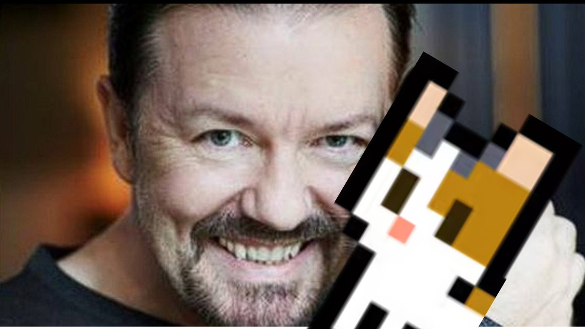 cryptofather48's tweet image. Who knew @rickygervais loved our #MEWC callico? Go on Mr. Gervais. Spread the word! #Meowcoinproject