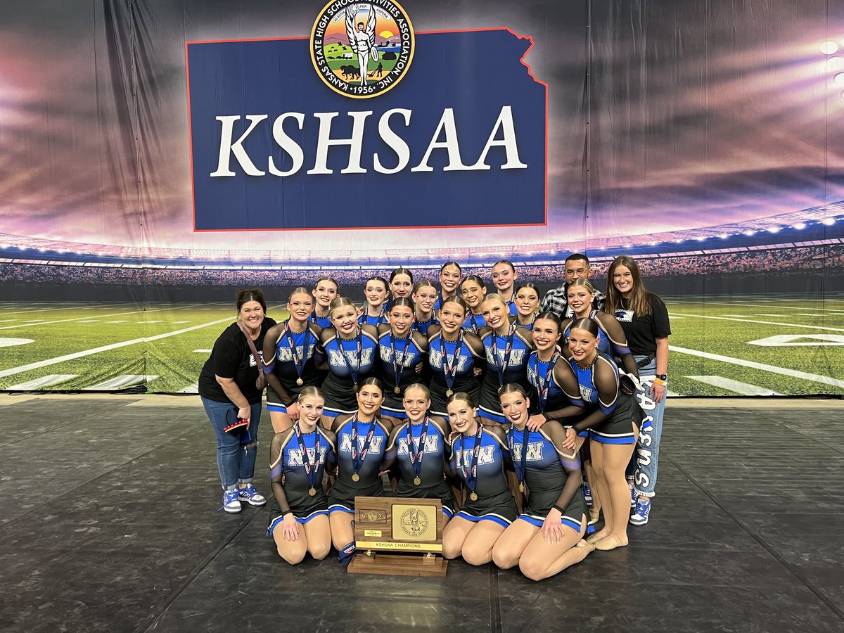 KSHSAA's tweet photo. Congratulations to Olathe Northwest - 2023 Game  Day Dance Showcase, Class 6A - first place! https://t.co/uvHntDkSIv