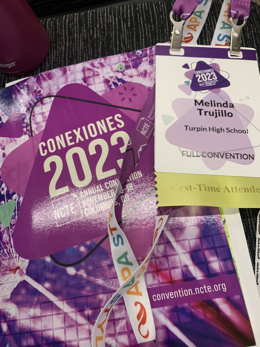 So pumped to be attending the #NCTE2023 conference in #Columbus I am completely nerding out! #englishteacher #foresthills #turpinspartans