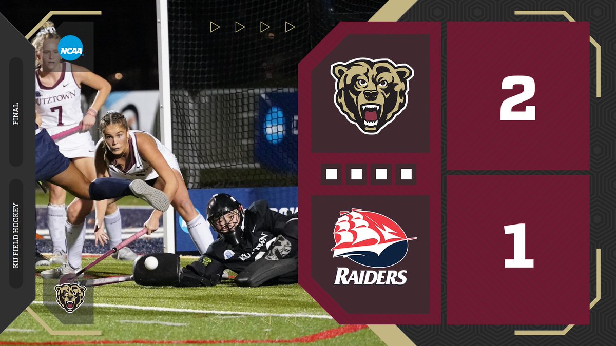 KUGoldenBears's tweet image. OFF TO THE FINAL WE GO

@KUFieldHockey will be playing in its first NCAA title game since 1997 and just the second in program history Sunday! We can't wait! #HereYouRoar