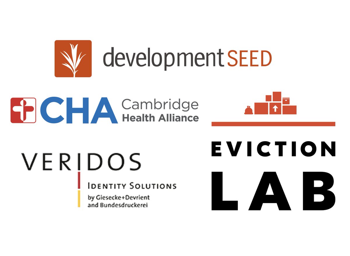 MIT Policy Hackathon (@policyhackathon) on Twitter photo We express our gratitude to the challenge partners for collaborating with us and enabling us to contribute to the resolution of some of the hardest societal issues. <a href="/developmentseed/">developmentseed</a> #veridos <a href="/challiance/">Cambridge Health Alliance (CHA)</a> <a href="/evictionlab/">Eviction Lab</a> We express our gratitude to the challenge partners for collaborating with us and enabling us to contribute to the resolution of some of the hardest societal issues. <a href="/developmentseed/">developmentseed</a> #veridos <a href="/challiance/">Cambridge Health Alliance (CHA)</a> <a href="/evictionlab/">Eviction Lab</a>
