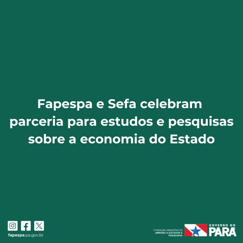 Caberá à Fapespa planejar, executar e conduzir as ações pactuadas no Plano de Trabalho entre as duas entidades e transferir à Sefa estudos técnicos e pesquisas que busquem o desenvolvimento institucional e/ou aperfeiçoamento da secretaria.

Detalhes em agenciapara.com.br